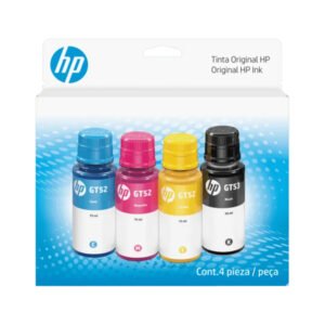 Combo de botella de tinta HP GT53/GT52, pack de 4